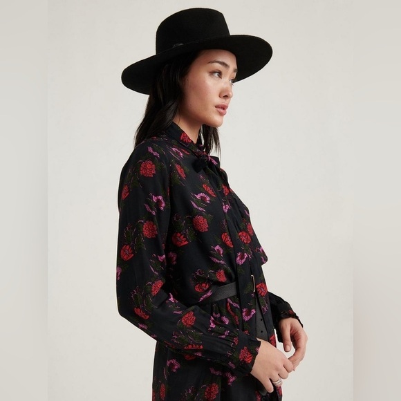 Lucky Brand Mackenzie Printed Dress Large - Picture 8 of 10